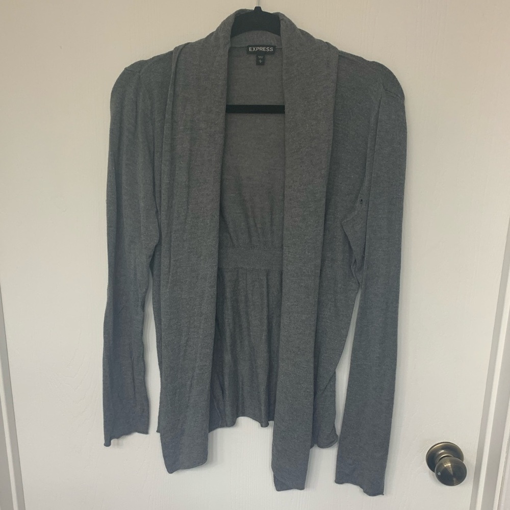 Gray Cardigan